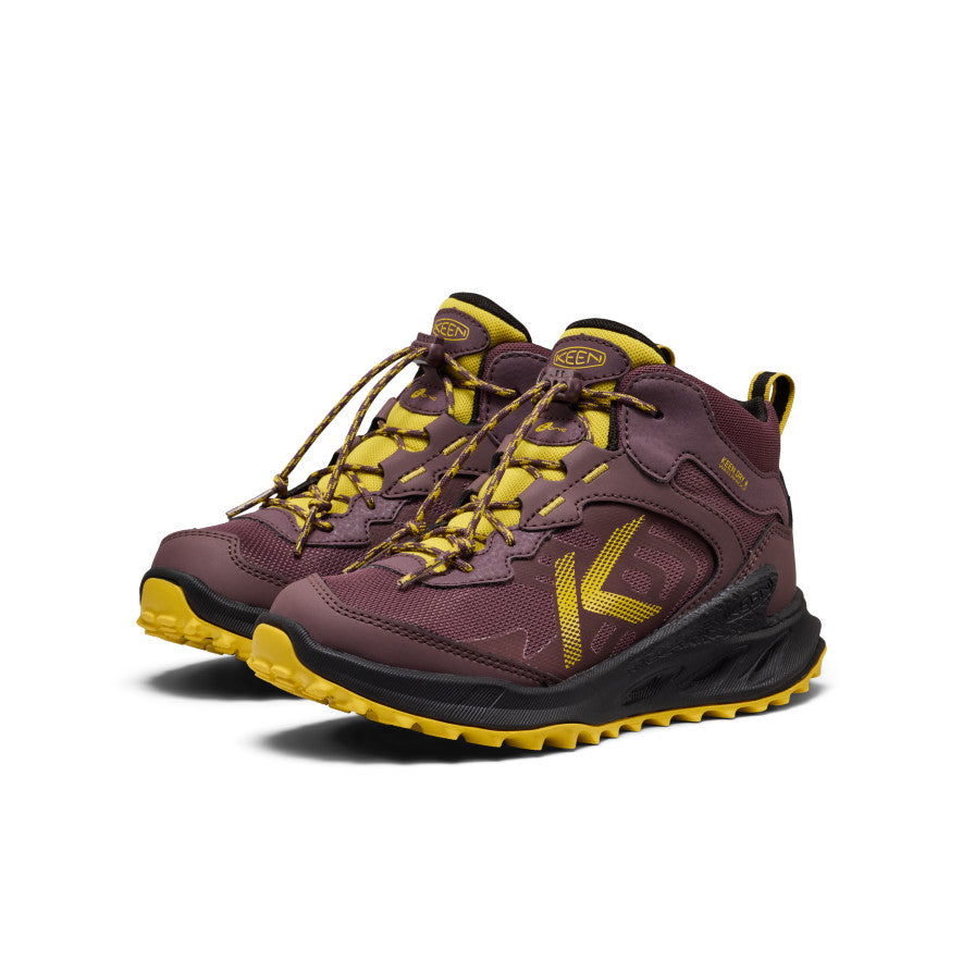 Big Kids' Zionic Waterproof Boot | Huckleberry/Mango Mint - Image 2