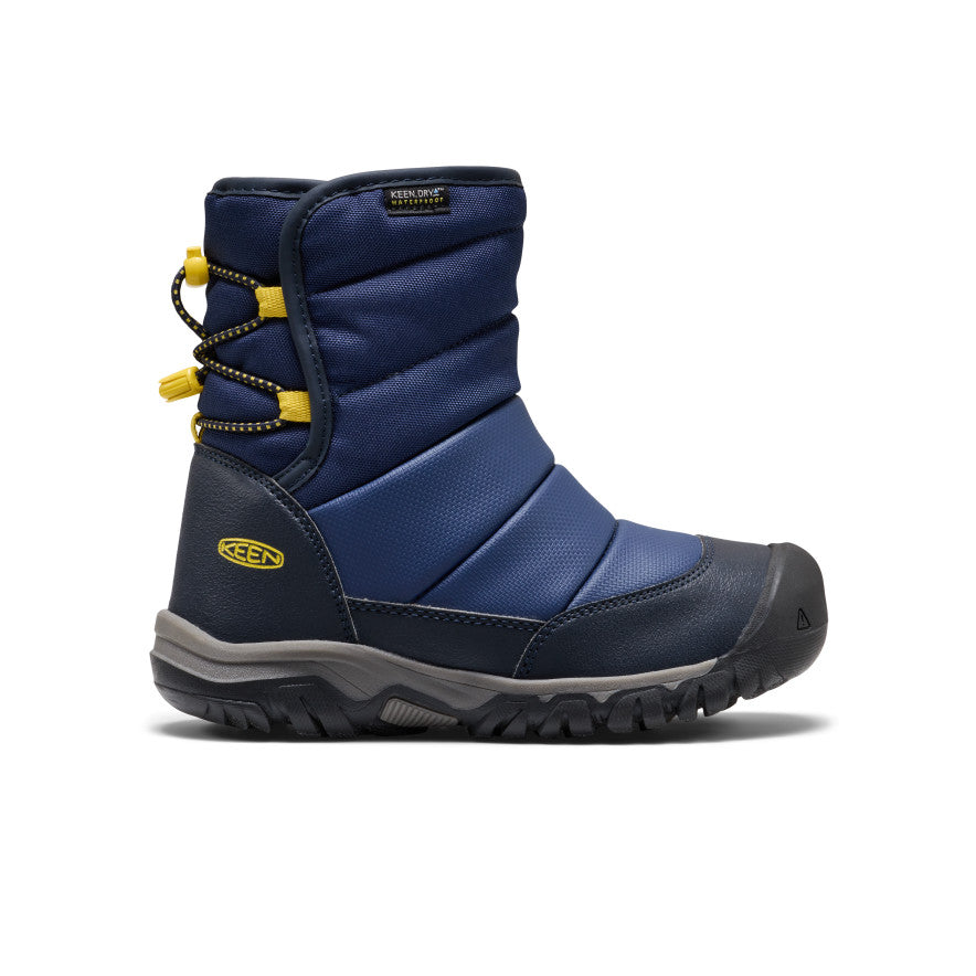 Big Kids' Puffrider Waterproof Winter Boot  |  Naval Academy/Mango Mint