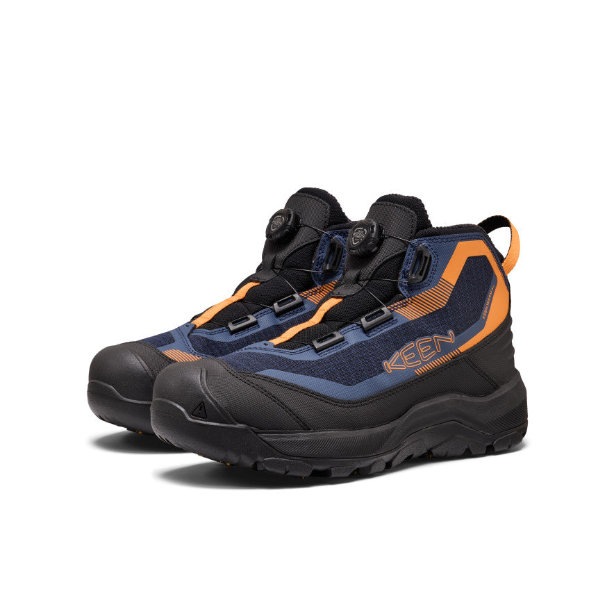 Men's Revel IV EXP CF Polar Waterproof Boot | Naval Academy/Flame Orange - Image 2