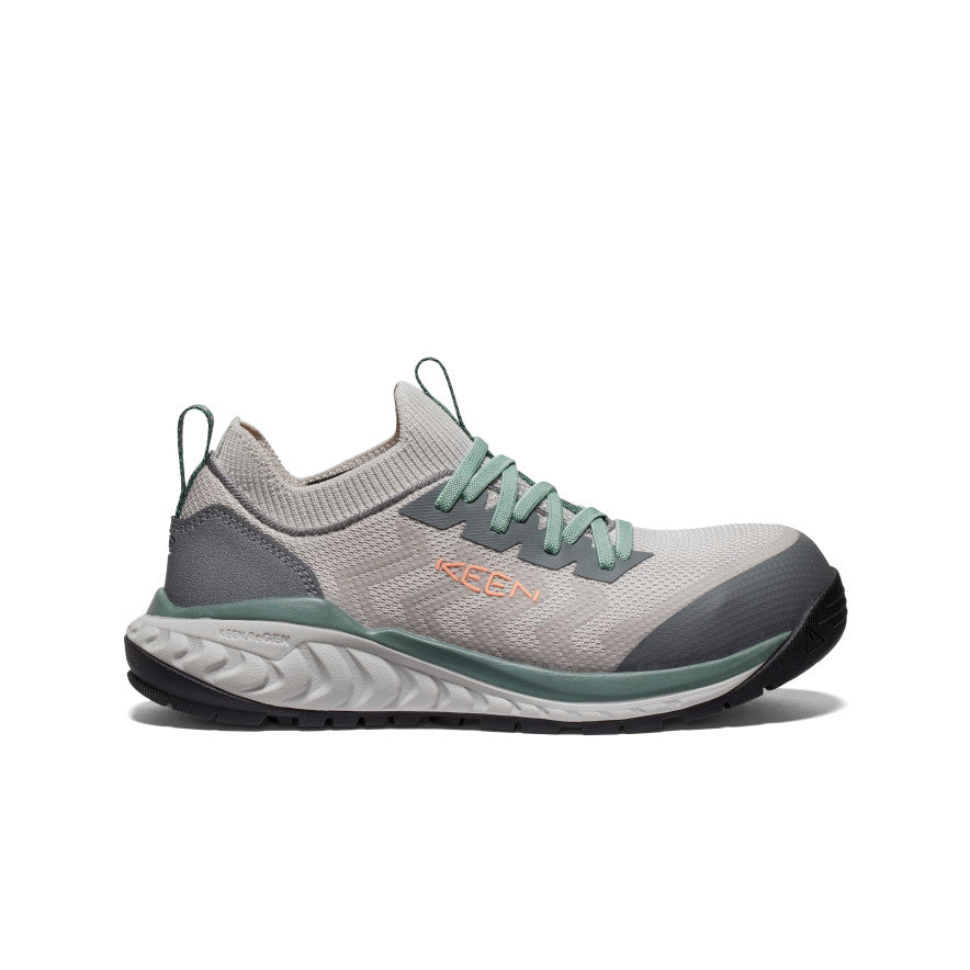Women's Arvada Shift Work Sneaker (Carbon Toe)  |  Steel Grey/Granite Green