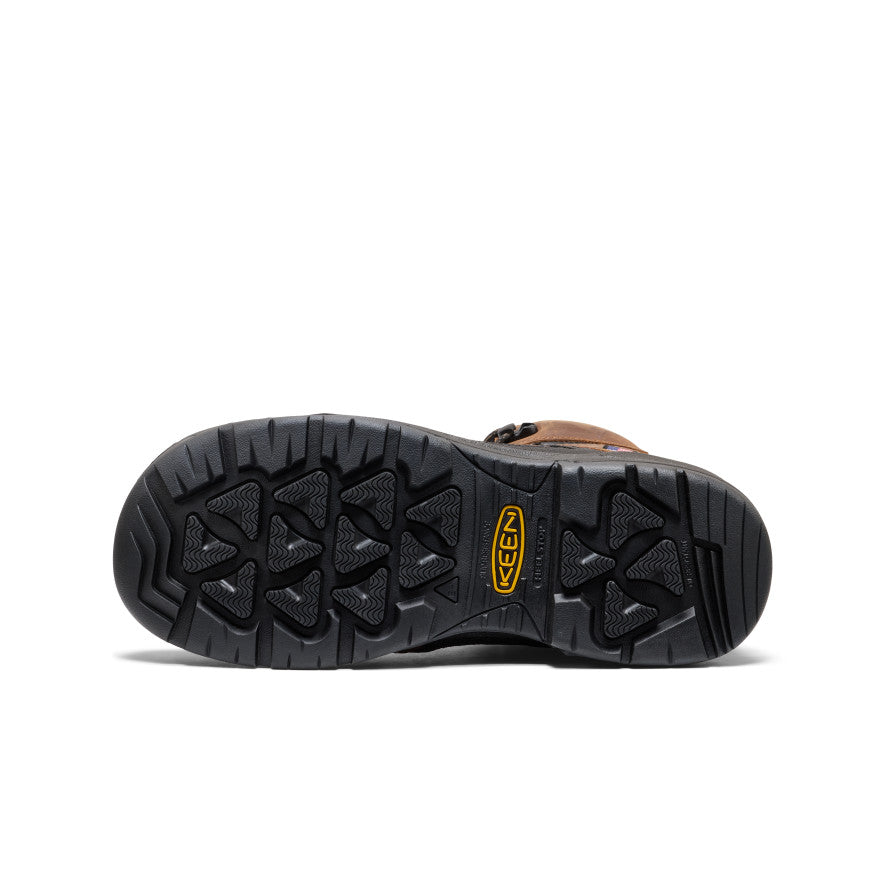 Men's Targhee IV 8 Insulated Waterproof Work Boot (Carbon Toe) | Bison/Black - Image 6