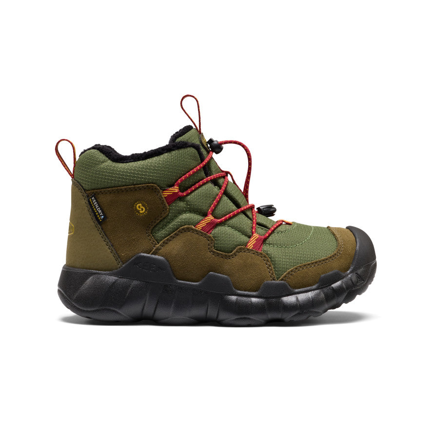 Big Kids' Hypowser Waterproof Chukka  |  Forest Night/Garnet