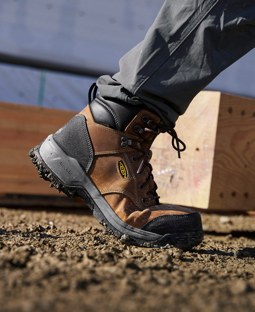 Men's Evanston 6 Insulated Waterproof Boot (Carbon Toe) | Bison/Black - Image 9