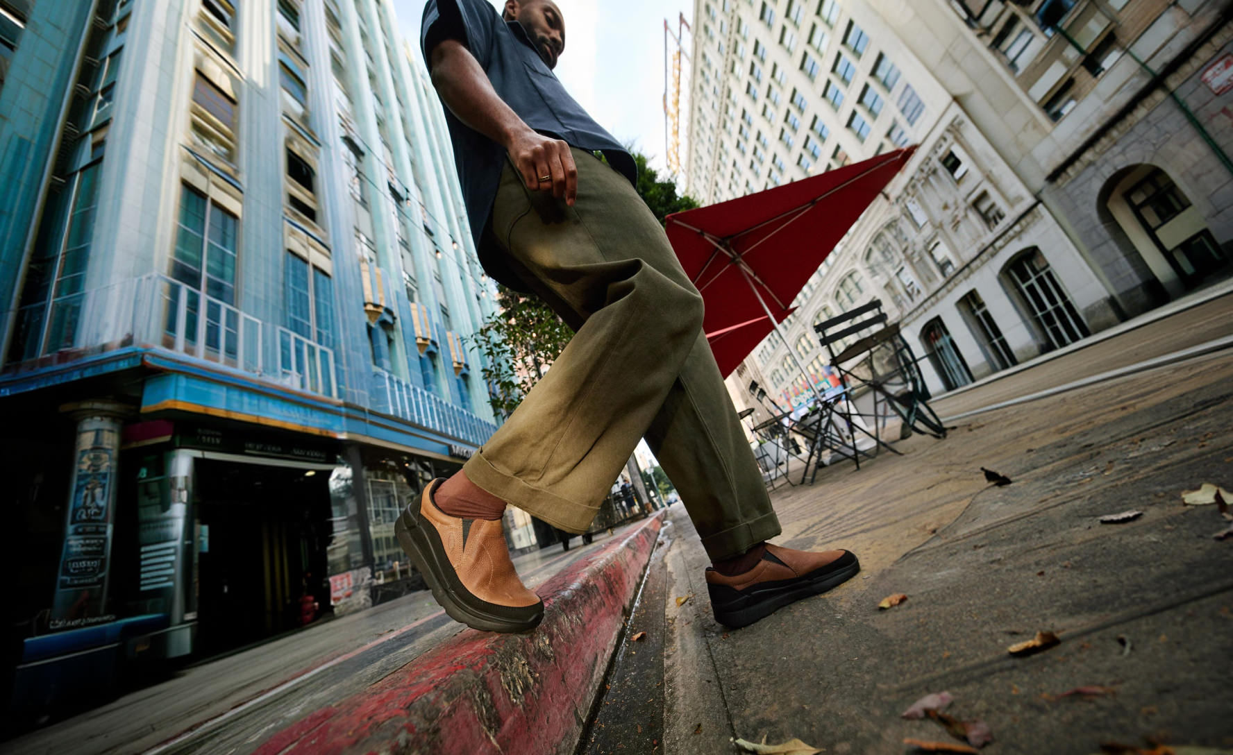 Men's KM2 Leather Slip-On | Bison/Black - Image 7