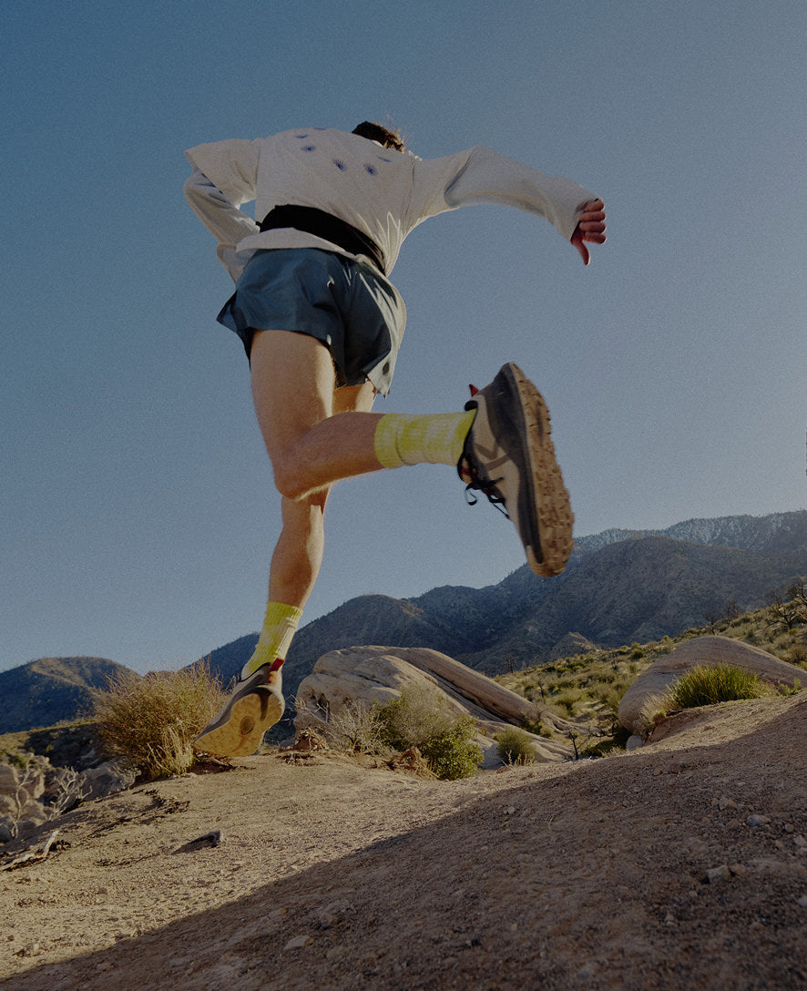 Men's Wander Trail Running Shoe | Star White/Desert Sage - Image 8