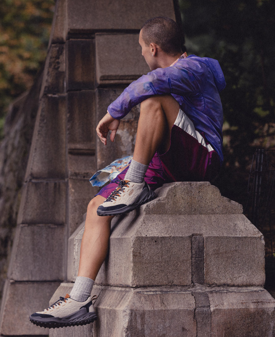 Men's Jasper Zionic Sneaker | Khaki/Huckleberry - Image 9