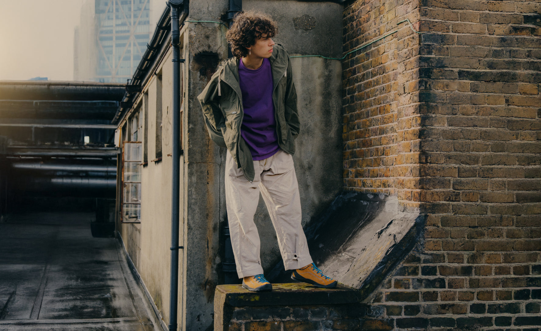 Men's Jasper Sneaker | Aquifer/Lemon Grass - Image 8