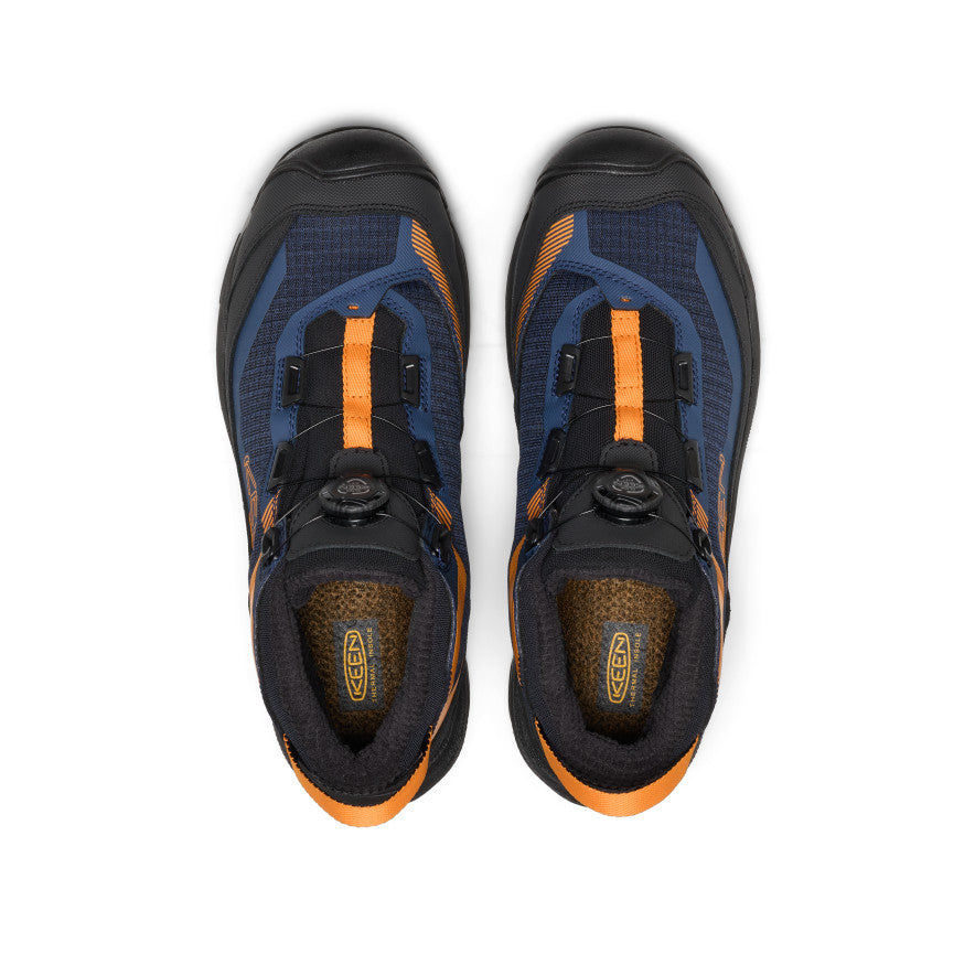 Men's Revel IV EXP CF Polar Waterproof Boot | Naval Academy/Flame Orange - Image 4